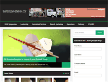 Tablet Screenshot of cateringinsights.com
